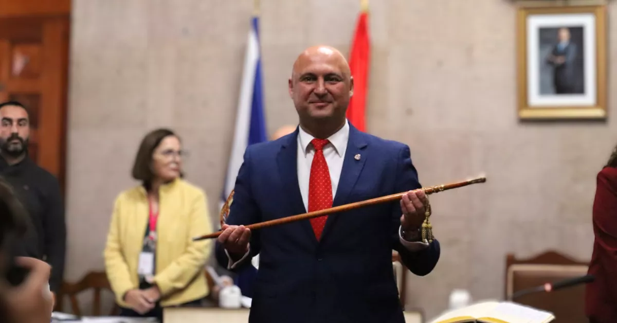 José Domingo Regalado (CC), nuevo alcalde de Granadilla de Abona con el apoyo de PP y Vox./ AINOHA CRUZ