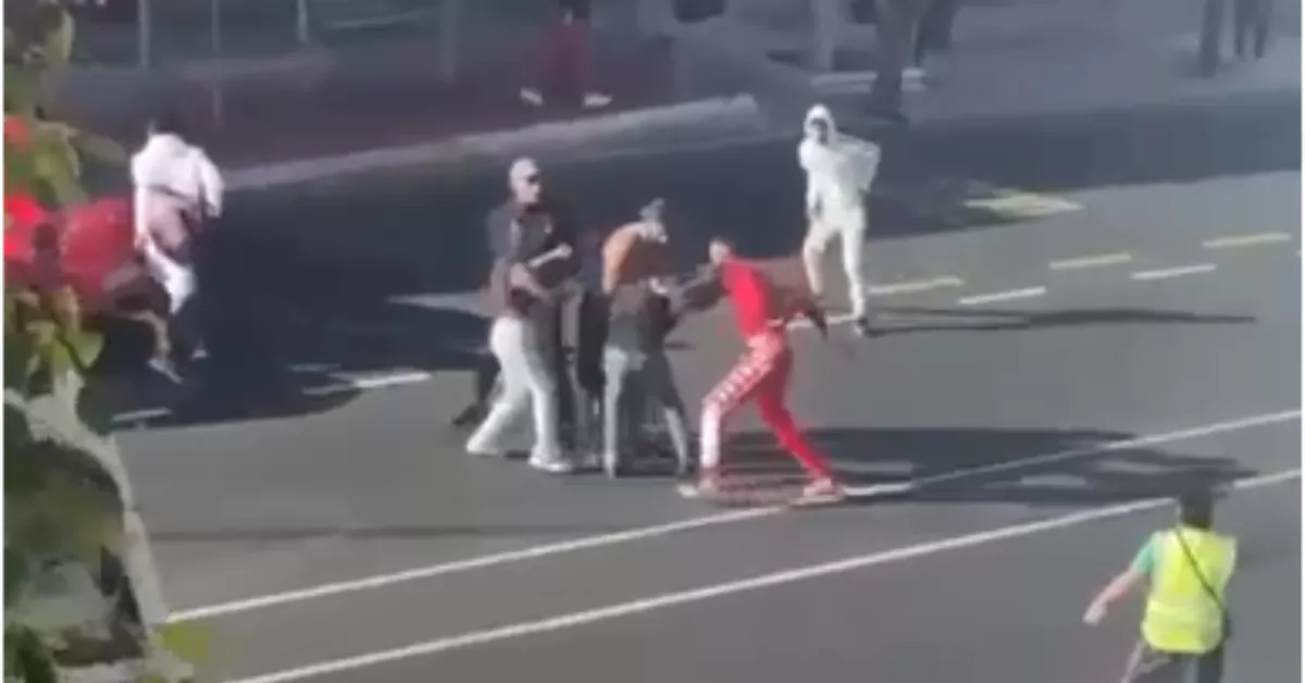 Momento de la pelea en la localidad de Carrizal / AH
