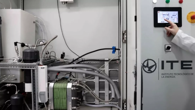 Aparato de hidrógeno verde / EFE