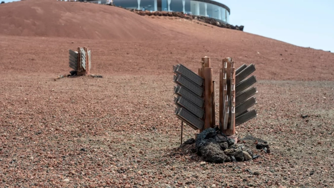 Los prototipos de generadores diseñados por la Universidad Pública de Navarra / EFE - ADRIEL PERDOMO Los prototipos de generadores diseñados por la Universidad Pública de Navarra / EFE - ADRIEL PERDOMO