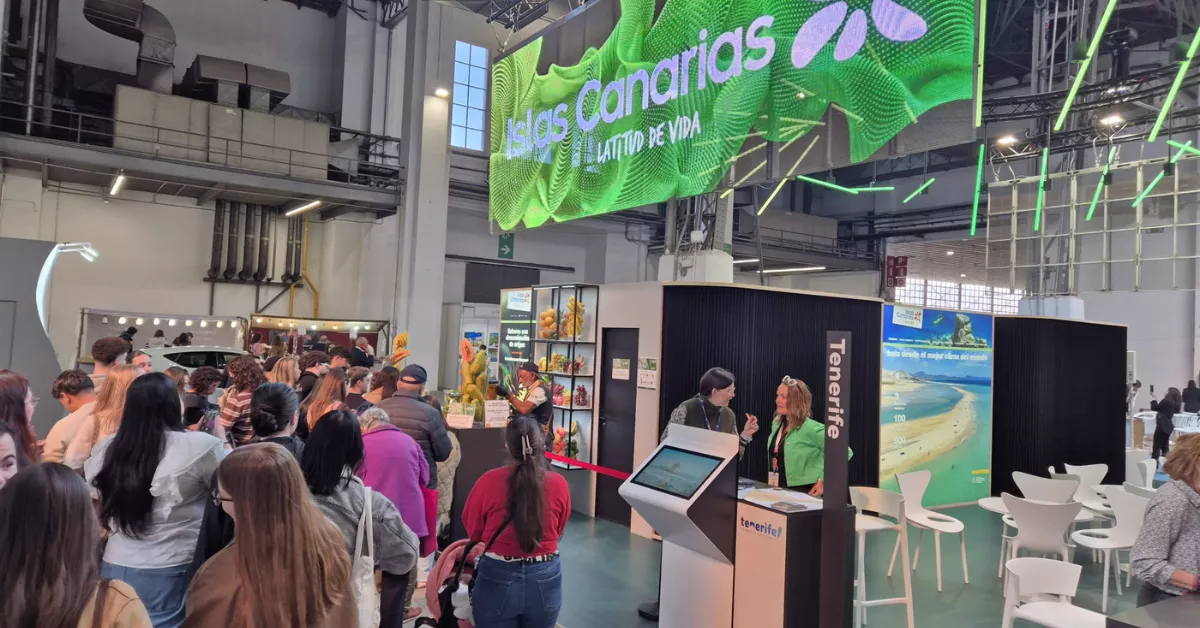 El 'stand' de Canarias en una feria de Cataluña / GOBIERNO DE CANARIAS