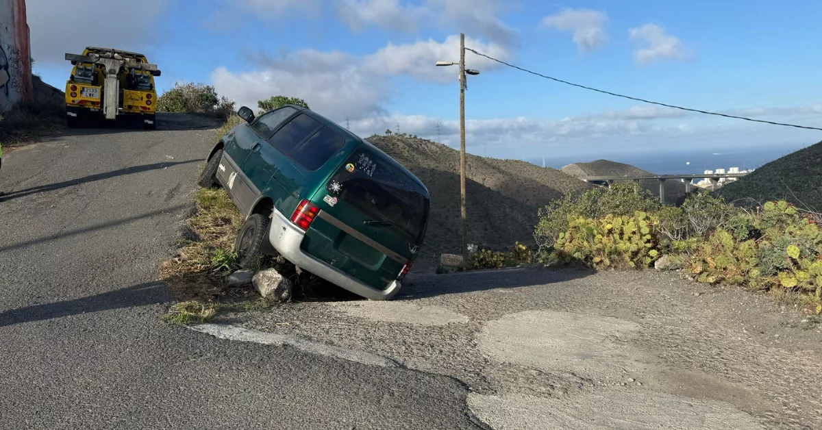 Imagen del vehículo accidentado / AH