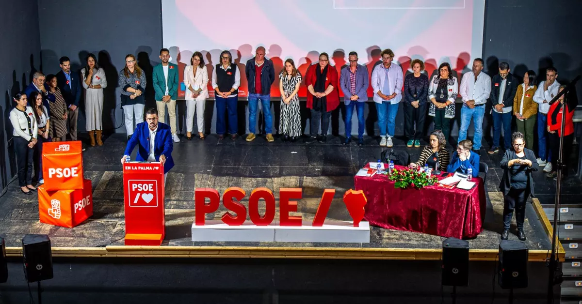 Imagen de la ejecutiva del PSOE de La Palma / PSOE