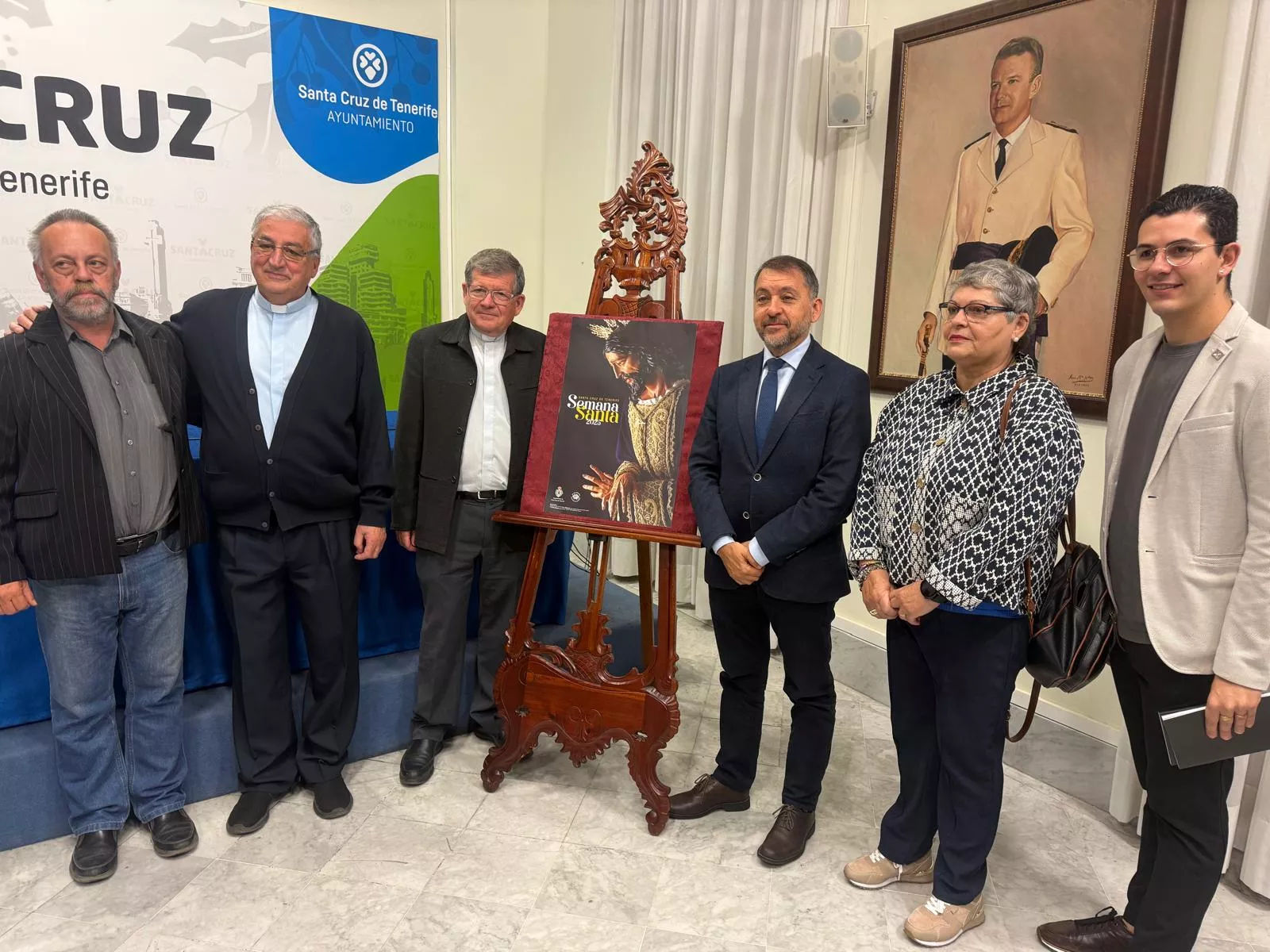 Presentación del cartel y de los actos de Semana Santa en Santa Cruz de Tenerife. / ATLÁNTICO HOY