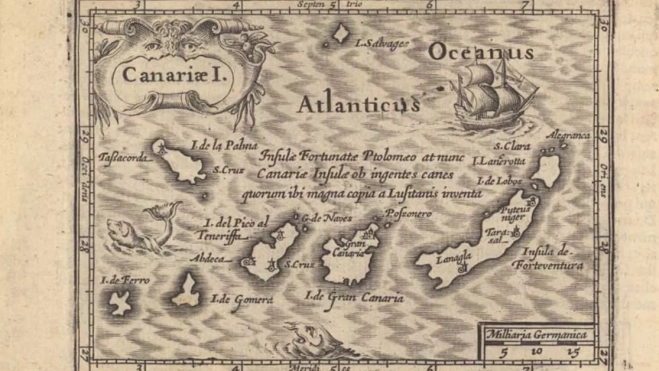 Mapa antiguo de Canarias / INSTITUTO GEOGRÁFICO NACIONAL