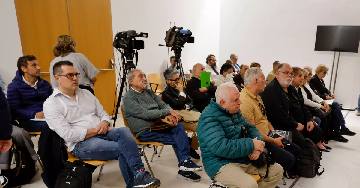 Nueve antiguos cargos de UGT en Canaria se enfrentan a solicitudes de condena de tres a nueve años de cárcel. EFE Elvira Urquijo A.