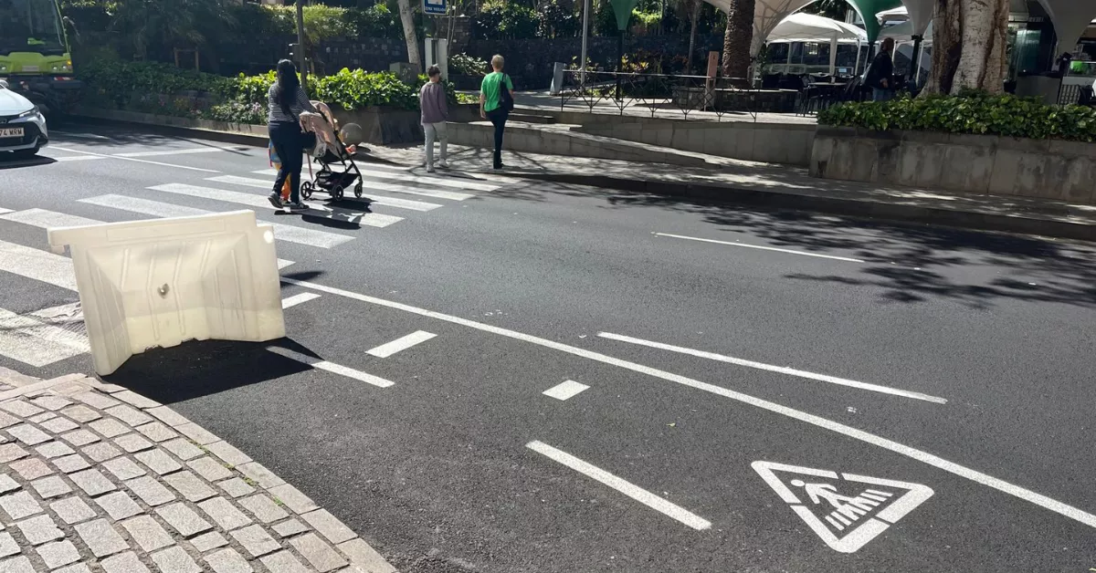 Tramo del carril bici (senda ciclable) de Santa Cruz de Tenerife. /AH