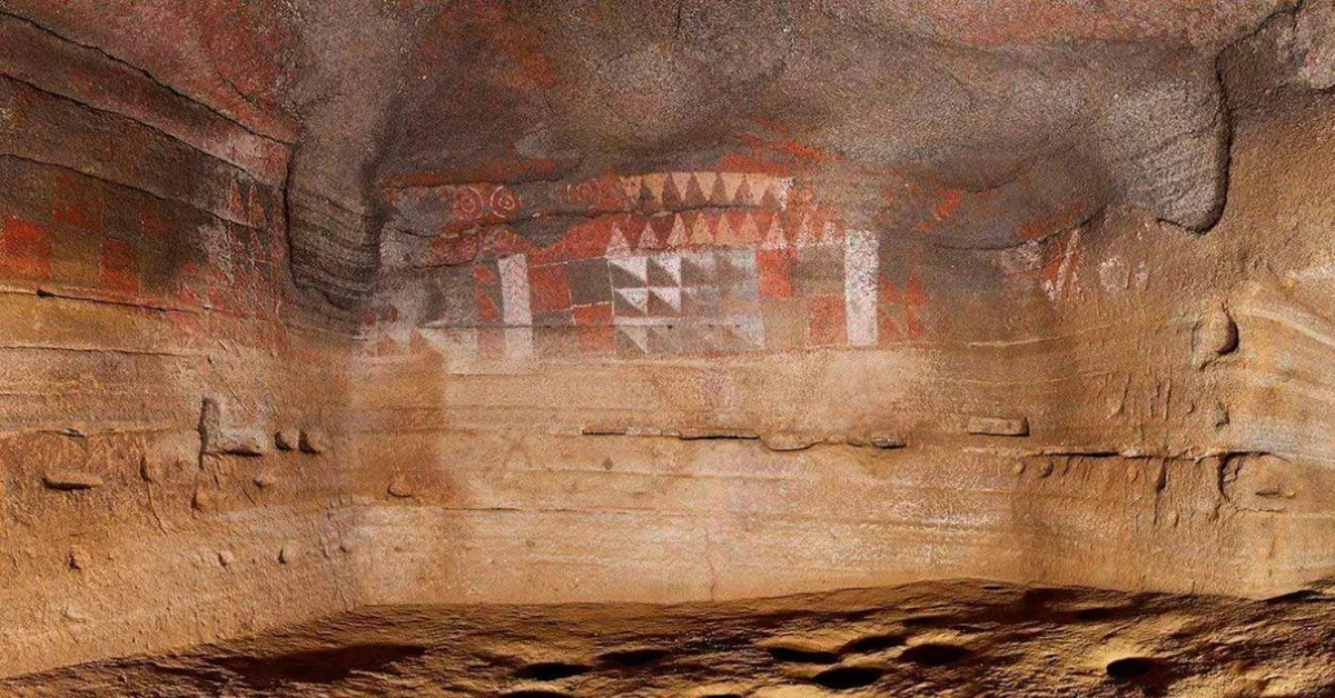 Imagen de la cueva pintada / ARCHIVO 