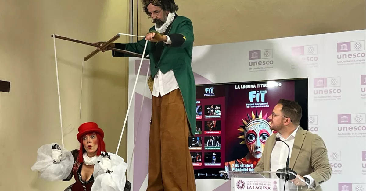 Presentación del festival 'Titiritando' en La Laguna. /AH