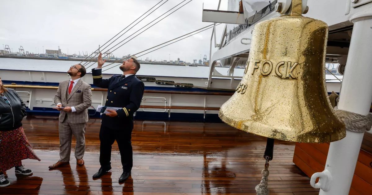 Escala del buque escuela de la Armada de Alemania Gorch Fock en Las Palmas de Gran Canaria / EFE