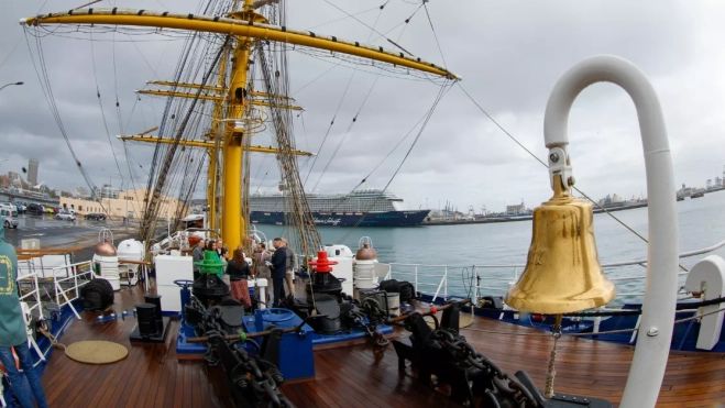 Escala del buque escuela de la Armada de Alemania Gorch Fock en Las Palmas de Gran Canaria / EFE Escala del buque escuela de la Armada de Alemania Gorch Fock en Las Palmas de Gran Canaria / EFE