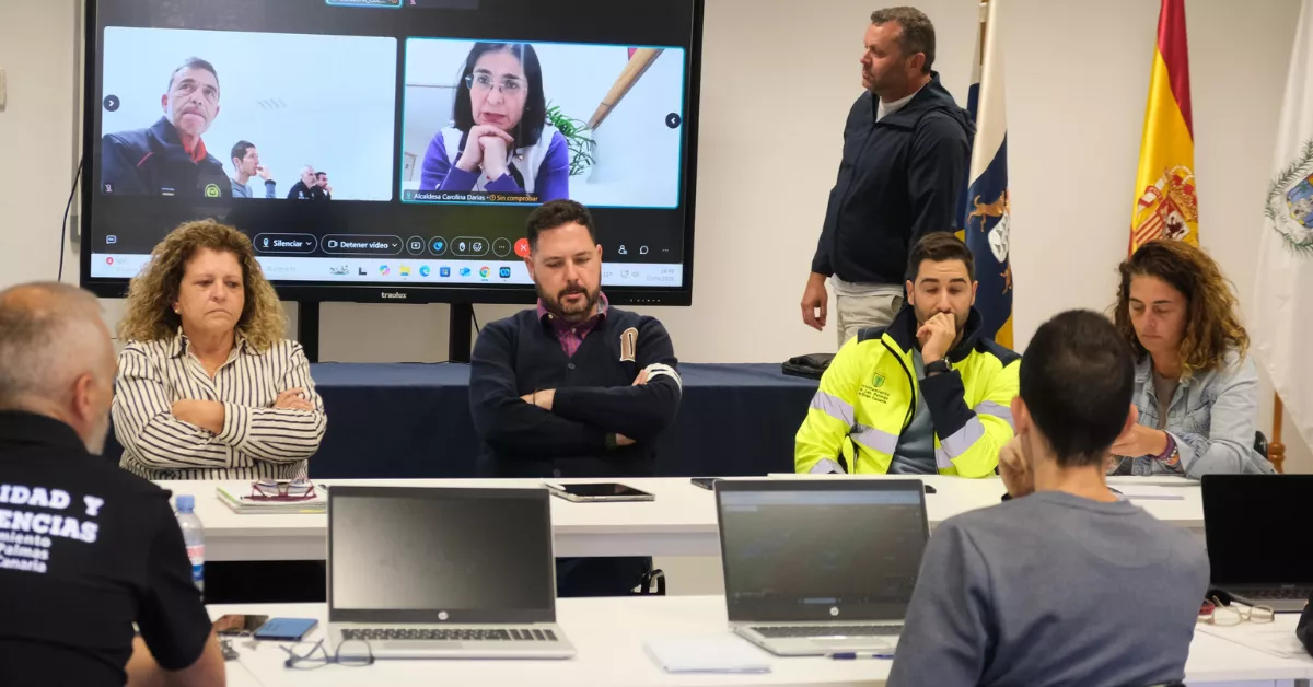 Reunión de emergencias de Las Palmas de Gran Canaria / AYUNTAMIENTO DE LAS PALMAS