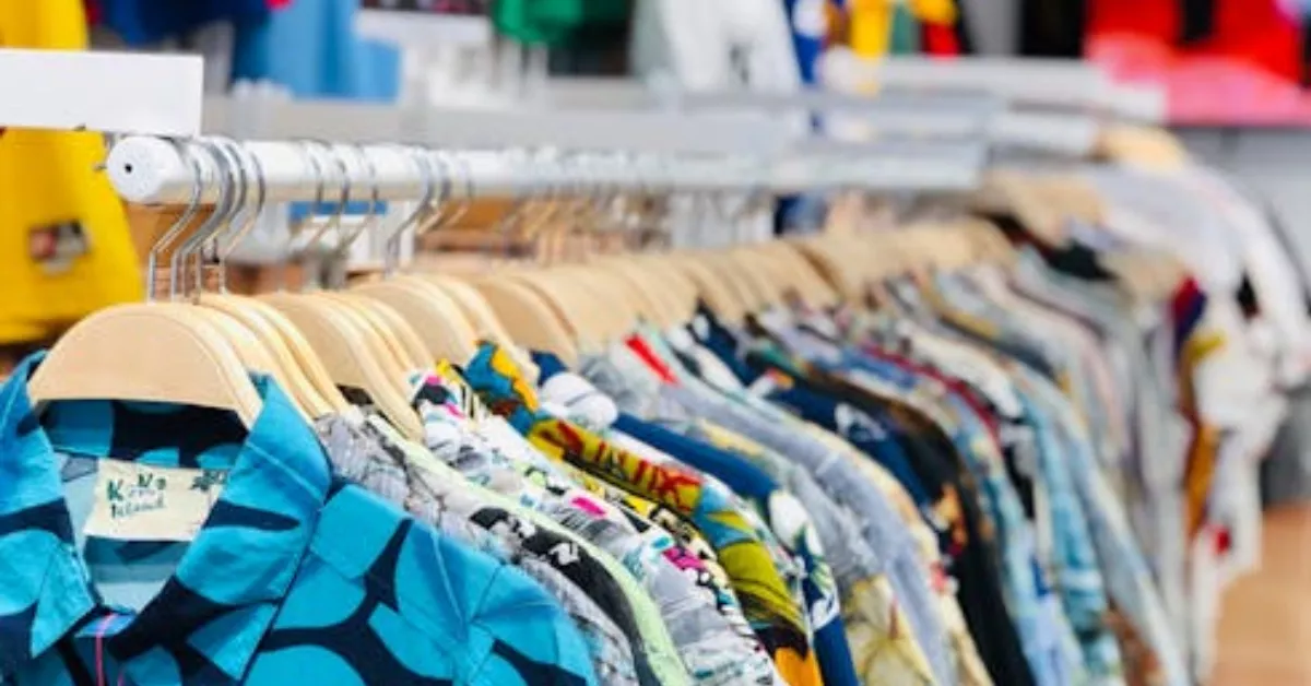 Imagen de ropa en un mercadillo pijo / PEXELS 