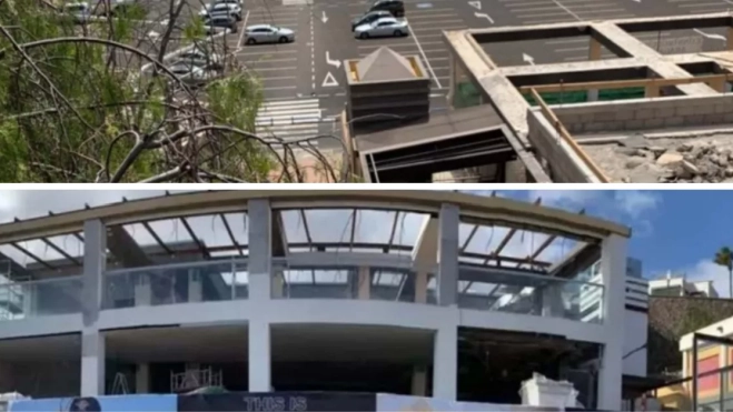 Imagen de las obras presuntamente ilegales adjuntadas a la denuncia