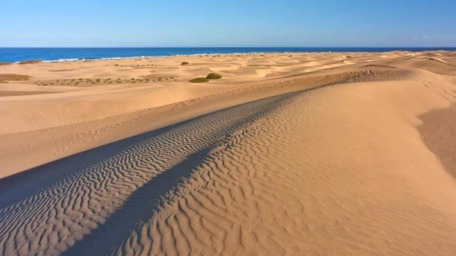 Imagen de las Dunas de Maspalomas / HOLA ISLAS CANARIAS Imagen de las Dunas de Maspalomas / HOLA ISLAS CANARIAS