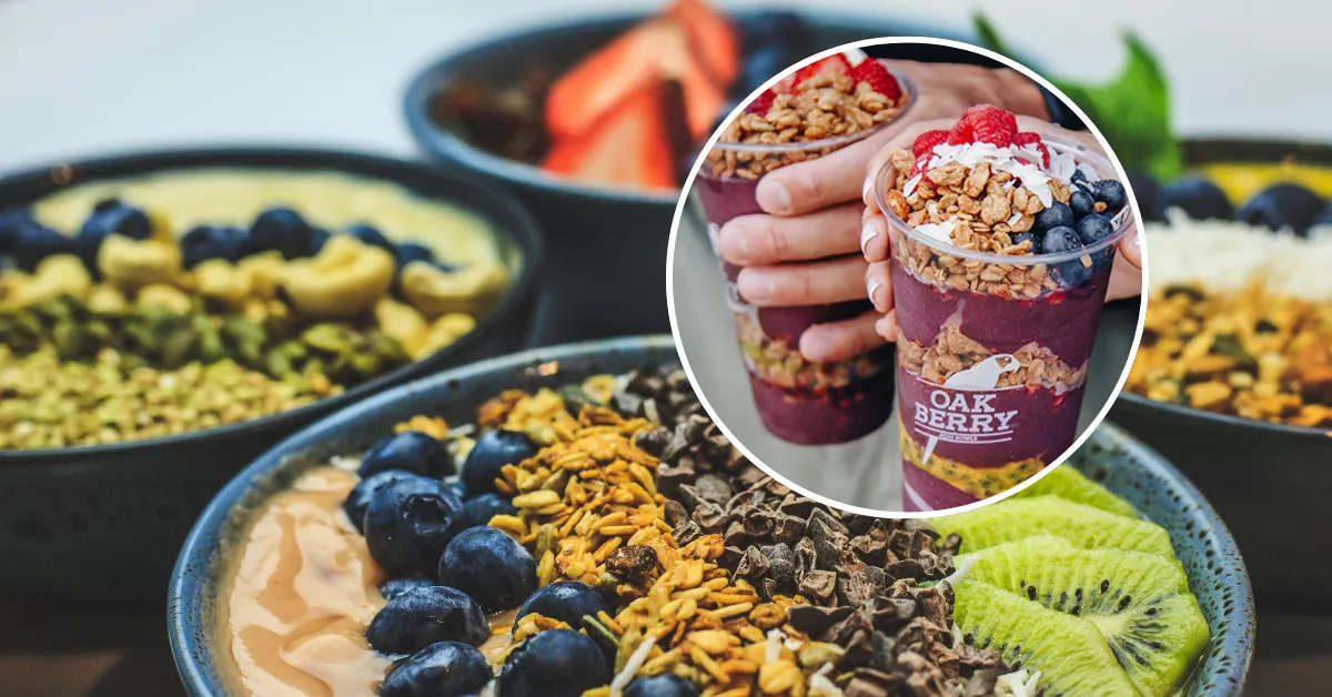 Imagen de un bowl de açai de Oakberry / OAKBERRY 