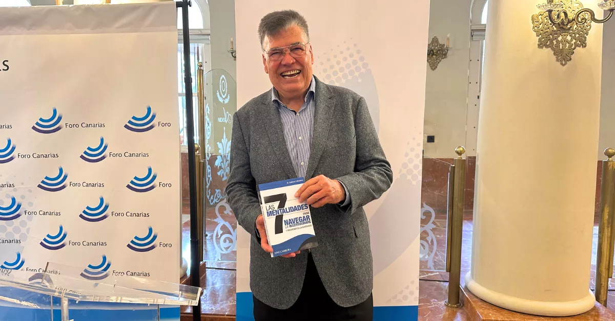 José Cabrera, autor del libro 'Las 7 mentalidades para navegar la incertidumbre' / ATLÁNTICO HOY - MARCOS MORENO