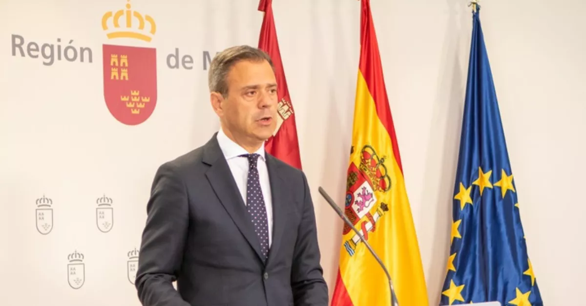 Marcos Ortuño, presidente de la Región de Murcia./ GOBIERNO DE MURCIA
