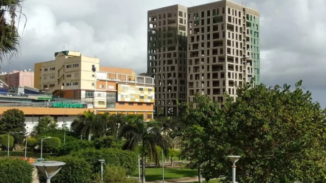 Torres del Canódromo, en Las Palmas de Gran Canaria./ ARCHIVO