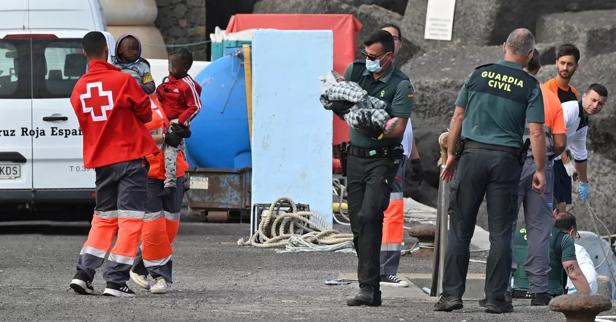 Menores migrantes llegados a Canarias. / EFE