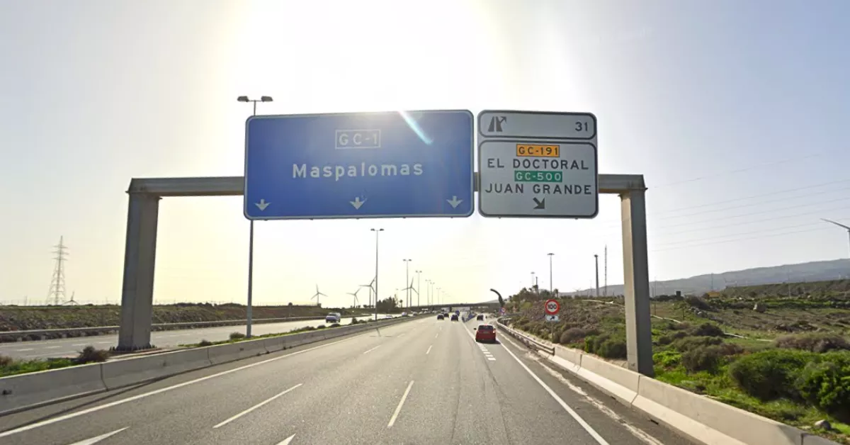 GC-1 a la altura de Juan Grande / AH