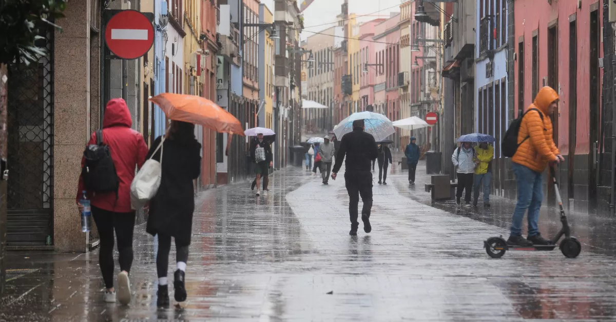 La Aemet prevé lluvias débiles en el Archipiélago. EFE/Alberto Valdés