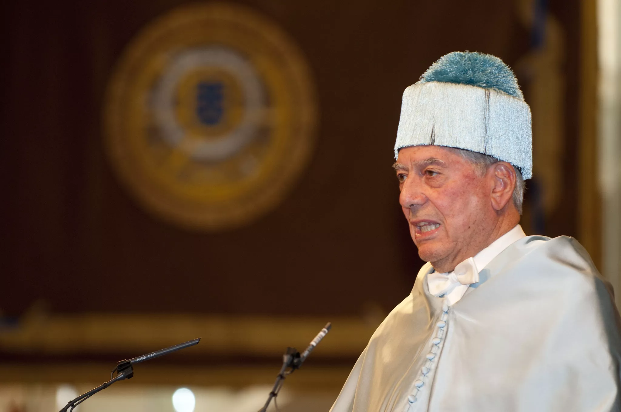 Imagen de Mario Vargas Llosa en la ULPGC. / ULPGC