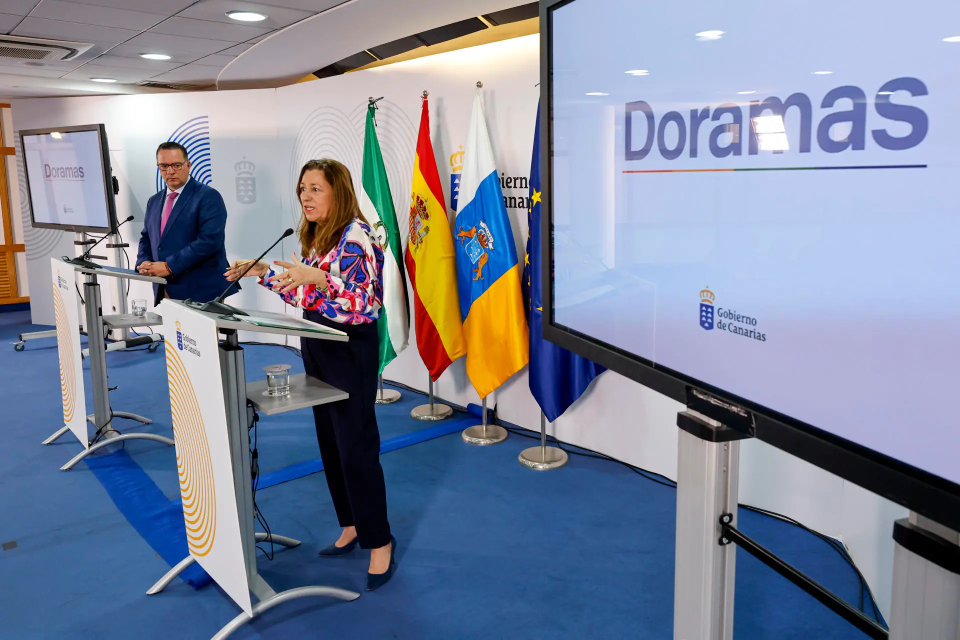 Presentación de la plataforma Doramas. / EFE