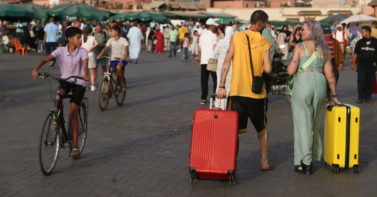Imagen de turistas en Marruecos / EFE