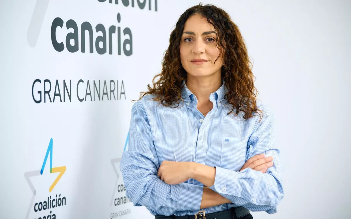 Coalición Canaria propone una app para intercambiar objetos en los puntos limpios de Gran Canaria. En la imagen, Vidina Cabrera. / AH