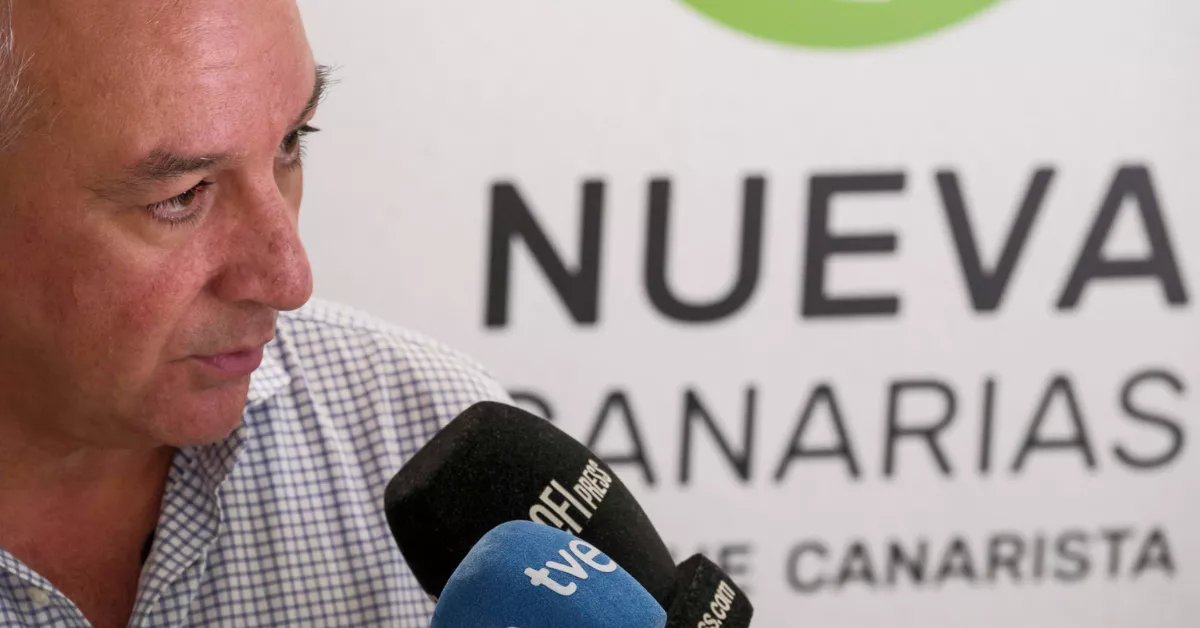 El portavoz de NC, Luis Campos. / EFE-ÁNGEL MEDINA G.