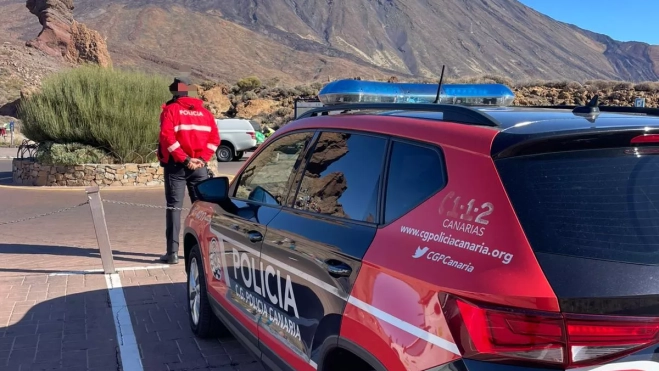 Policía Canaria en el Teide. / CABILDO DE TENERIFE