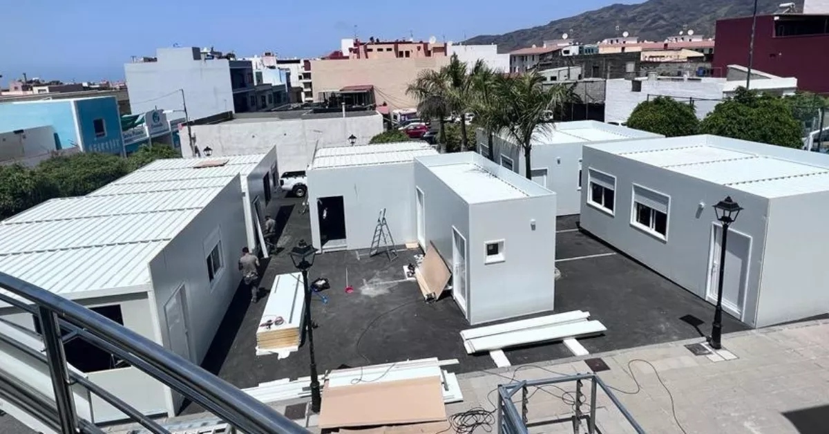 Imagen de aulas prefabricadas en Canarias / GOBIERNO DE CANARIAS