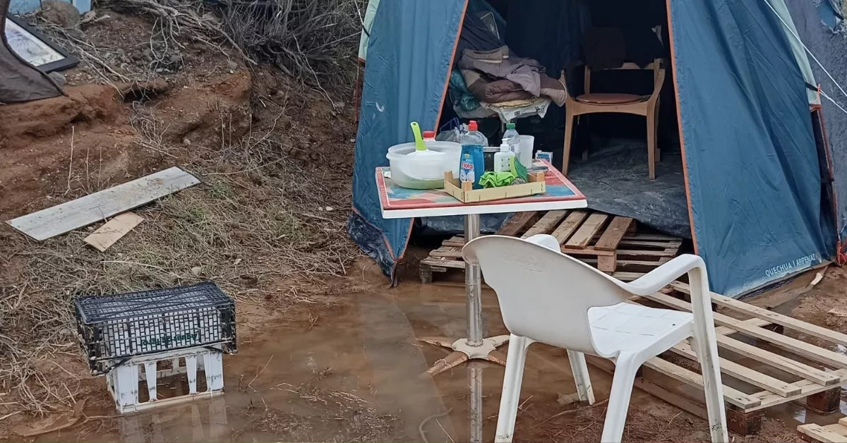 lluvias afectan a las pertenencias de las personas sin hogar |CARITASDIOCESANADETENERIFE