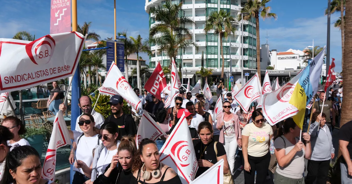 Huelga convocada por los sindicatos para Semana Santa para exigir mejoras en sus condiciones laborales. EFEAlberto Valdés
