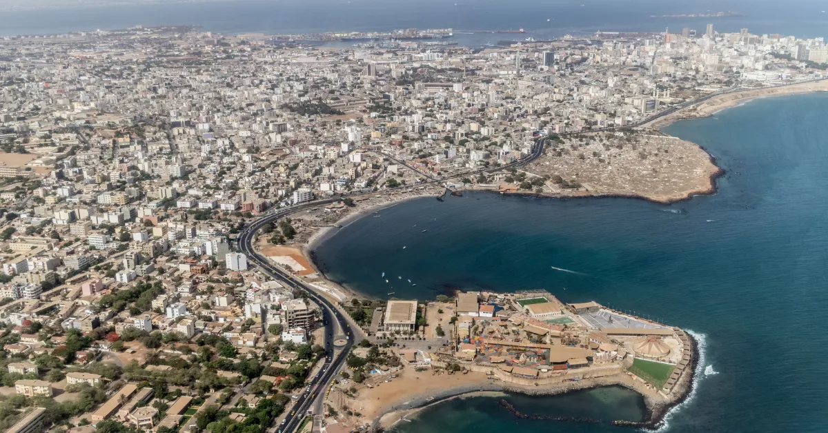 Vista aérea de Senegal. / IMAGEN DE LA RED