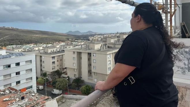 Lourdes Martín desde su azotea / ATLÁNTICO HOY - MARCOS MORENO