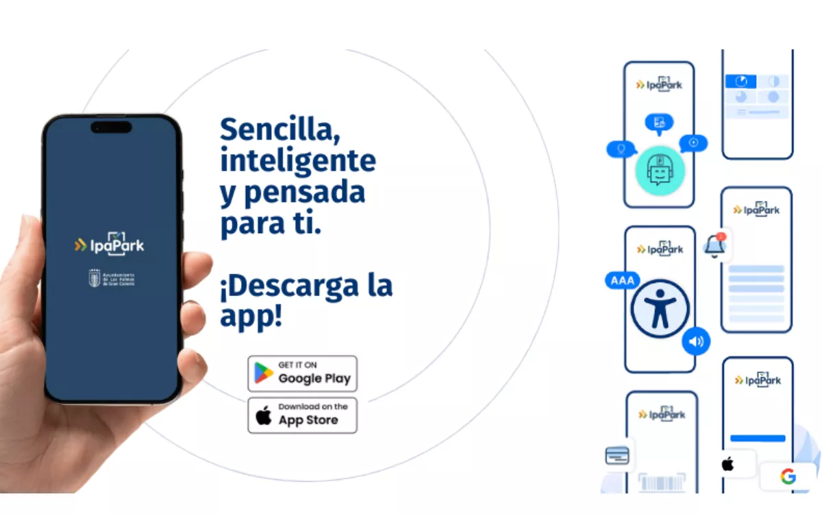 LPA Park mejora su app con Inteligencia Artificial para facilitar el aparcamiento en Las Palmas. / AH