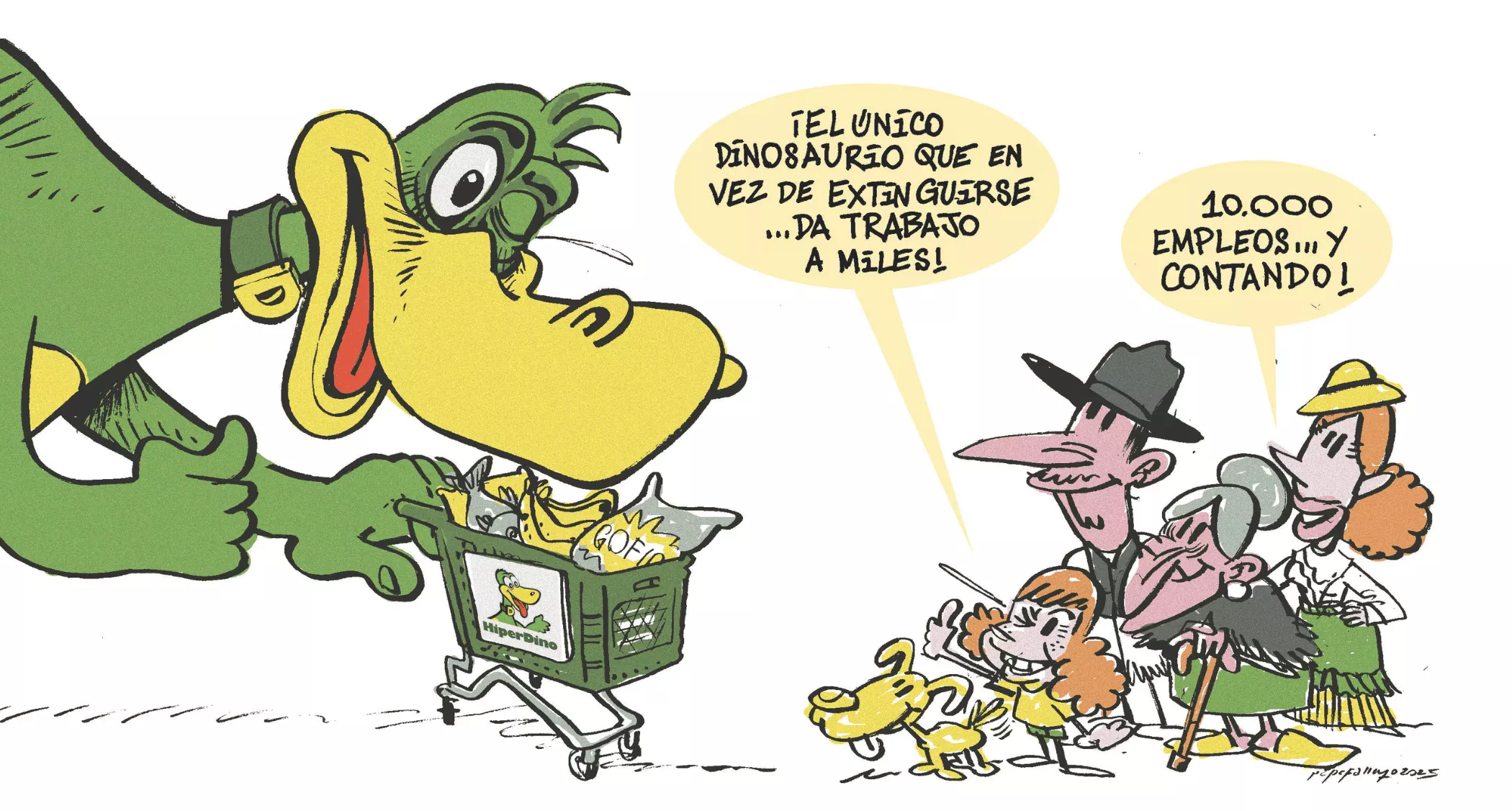 Hiperdino, la joya canaria que busca comprador. / FARRUQO