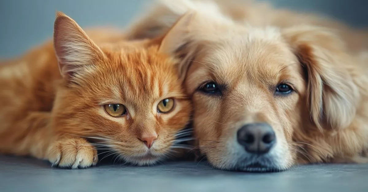 Un gato y un perro.| Foto de 123RF/yourapechkin