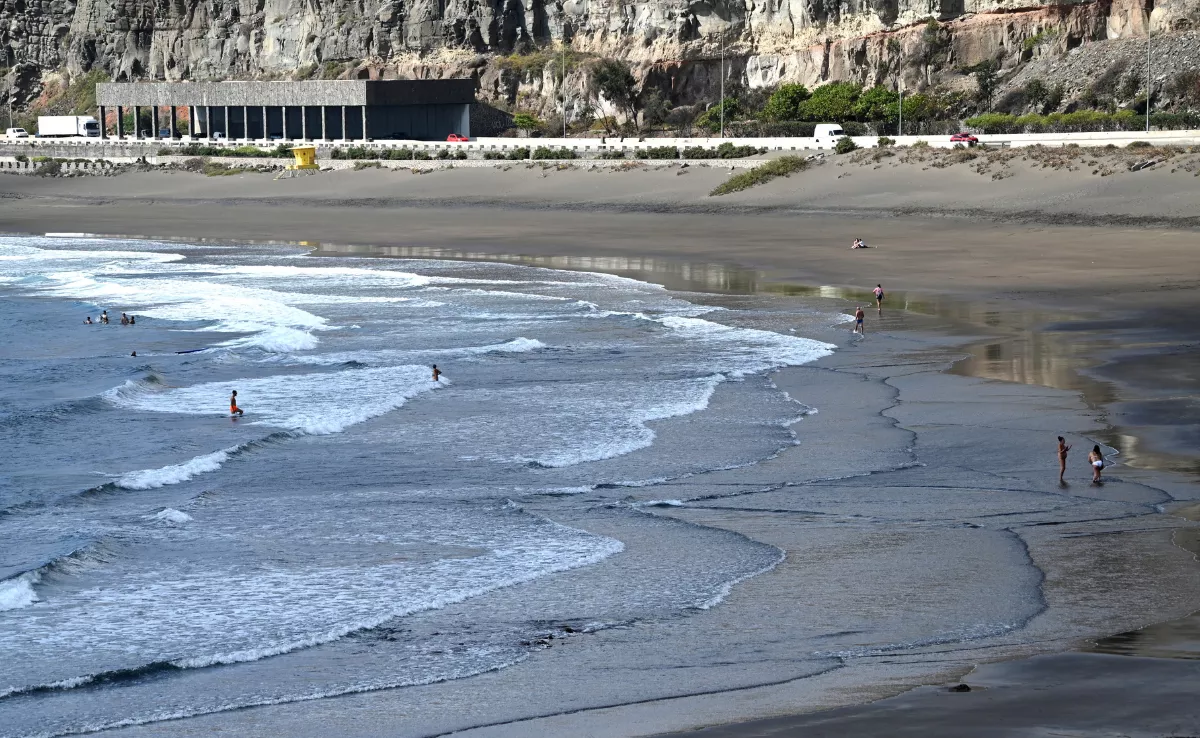 Imagen de la playa de La Laja, en Las Palmas de Gran Canaria / AH