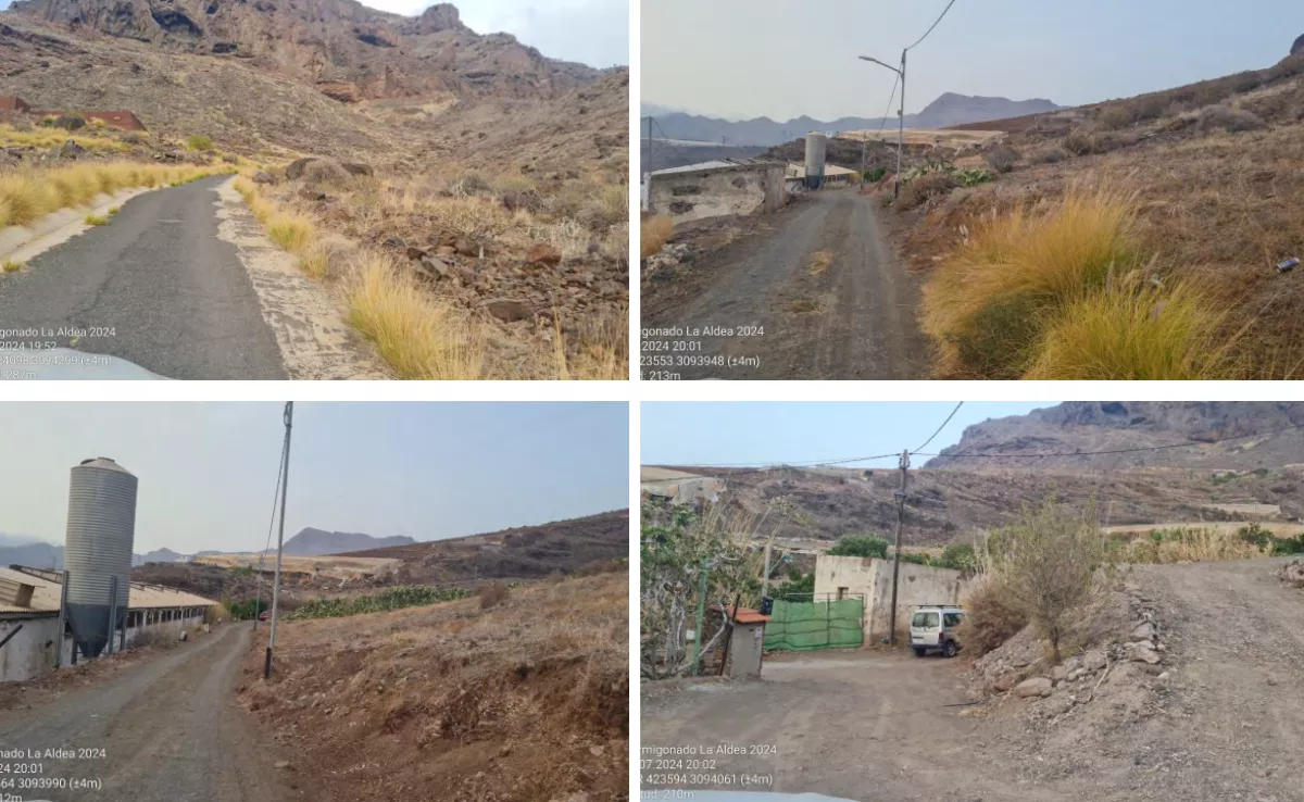 Caminos que van a asfaltar en La Aldea / AH