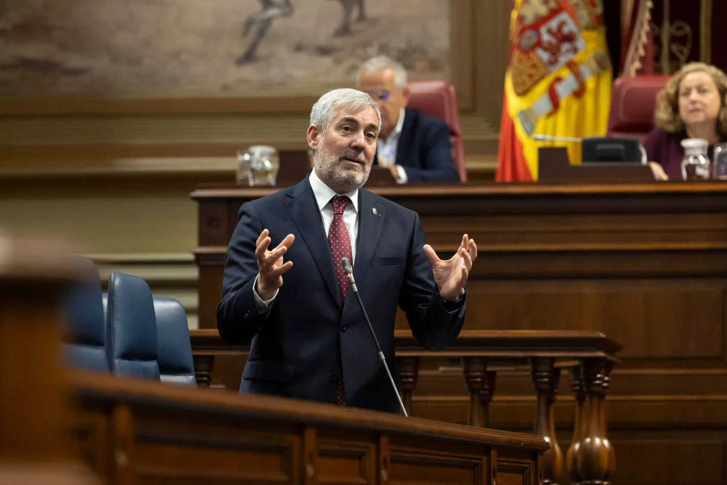 El presidente de Canarias, Fernando Clavijo./ EFE/Miguel Barreto