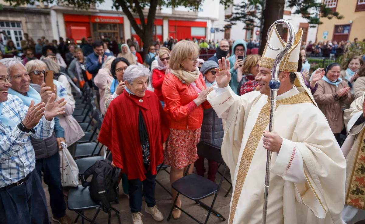 Imagen de Monseñor Eloy Alberto Santiago  EFE   Ramón de la Rocha