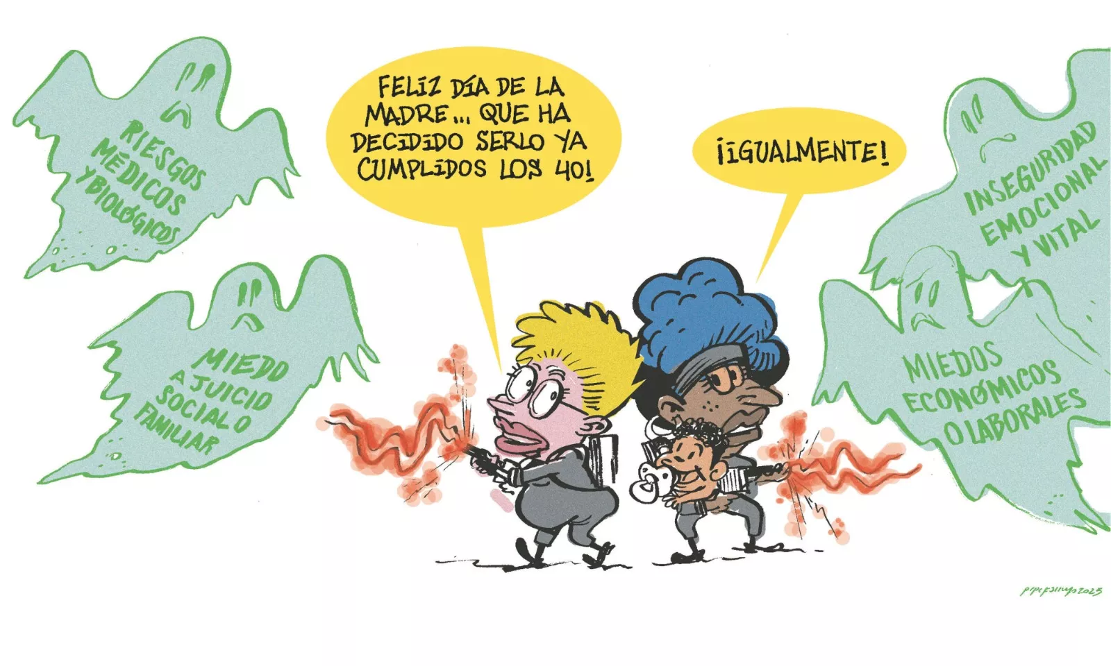 Ilustración del Día de la Madre. / PEPE FARRUQO