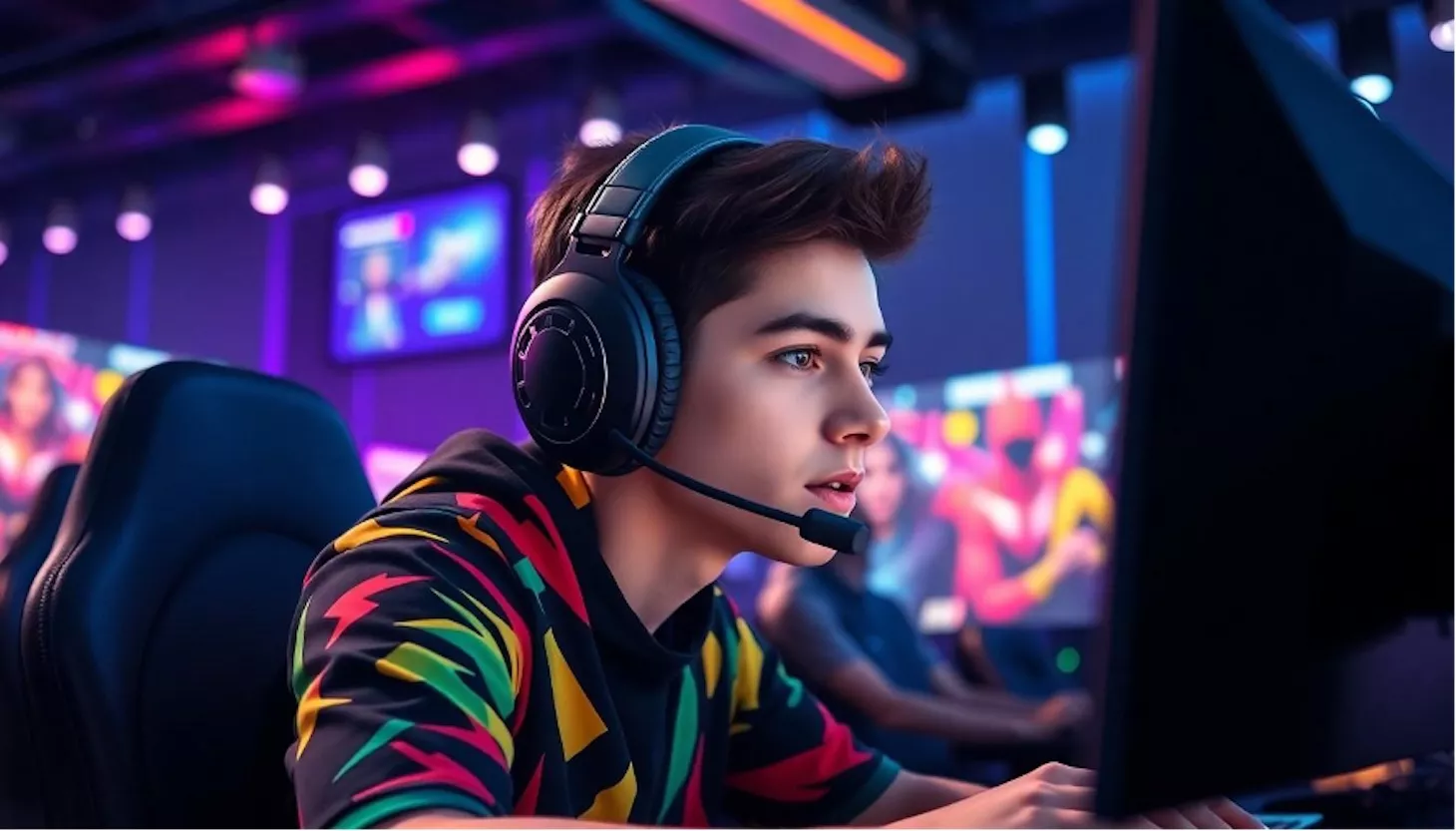 Joven jugador de esports
