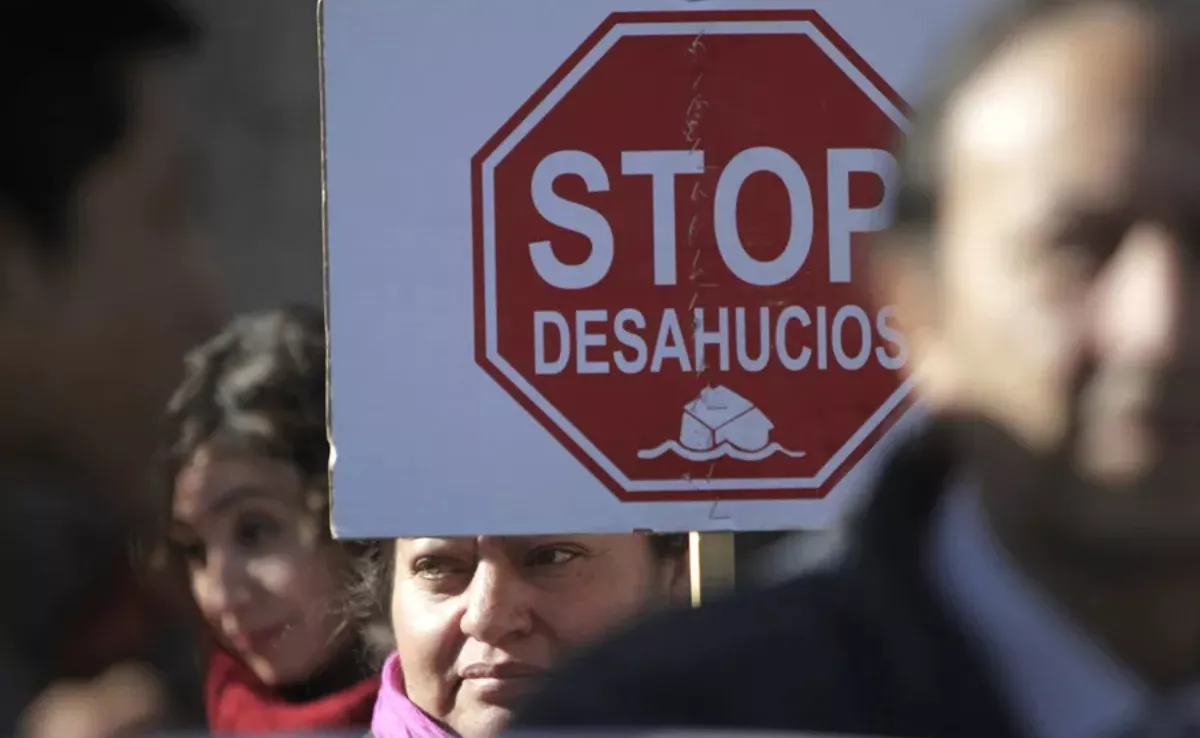Imagen de una manifestación contra los desahucios / EFE