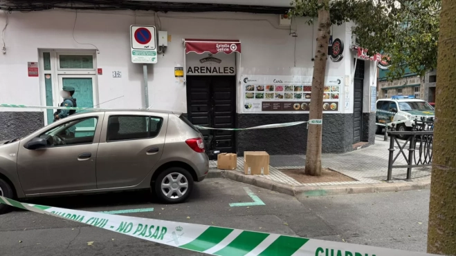 Momento de la detención al presunto asesino de Triana / AH Momento de la detención al presunto asesino de Triana / AH