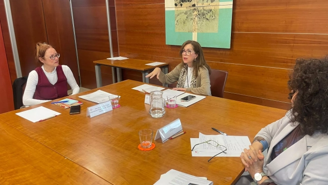 Portavoces de los conservatorios reunidos en la Diputación del Común. / DIPUTACIÓN DEL COMÚN