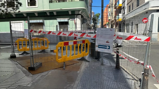 Imagen de las obras en General Vives / ATLÁNTICO HOY - MARCOS MORENO Imagen de las obras en General Vives / ATLÁNTICO HOY - MARCOS MORENO